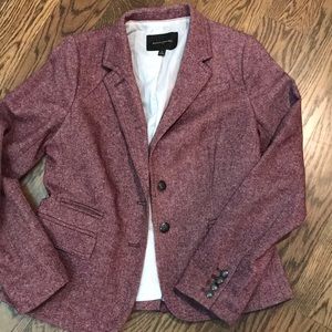 Never Worn Banana Republic tweed plum blazer.